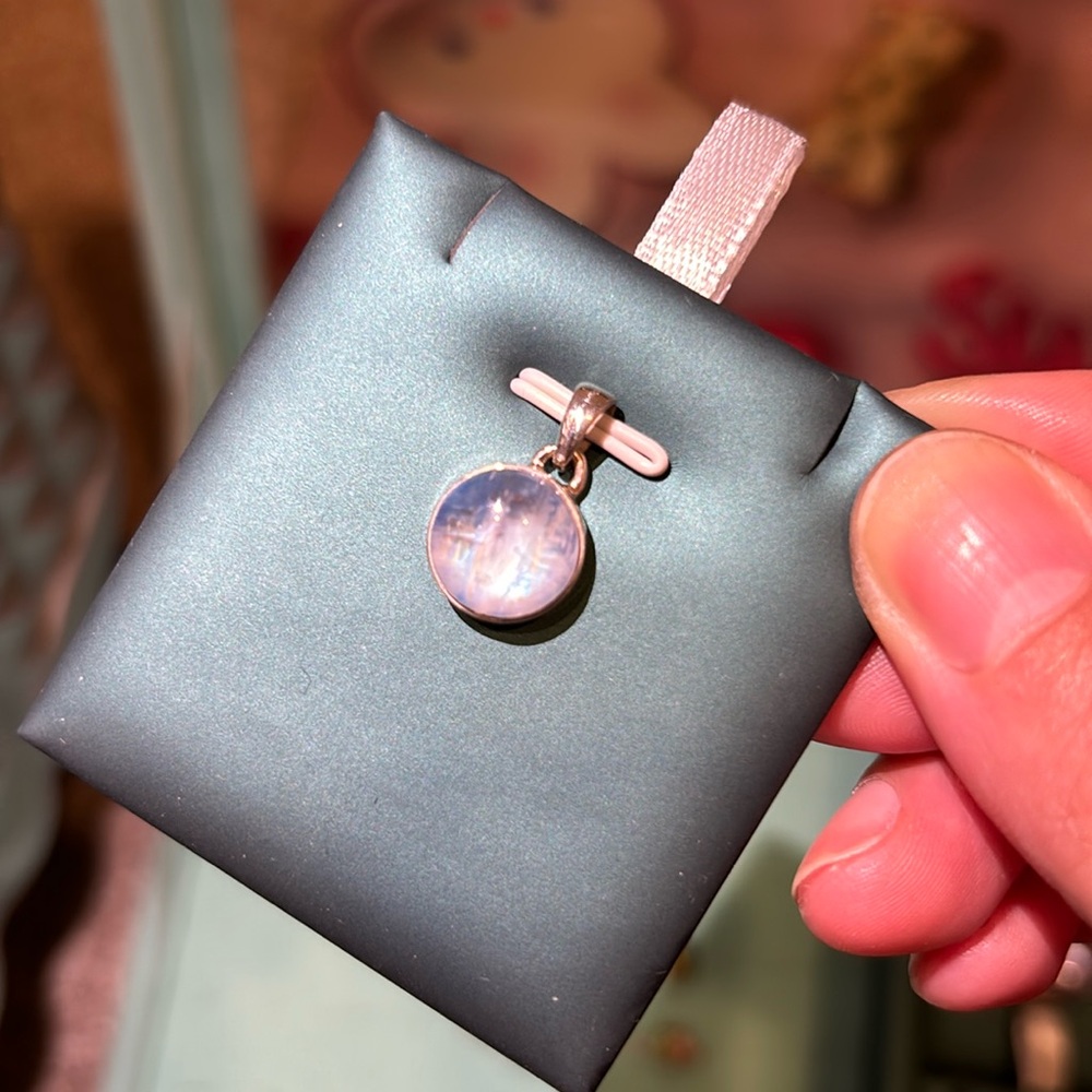 Rainbow moonstone pendant